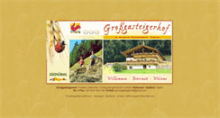 Desktop Screenshot of grossgasteigerhof.com